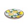 Grande assiette Provence : Thème Citron, Diamètre 22,5 cm
