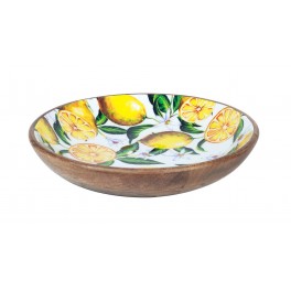 Grande assiette Provence : Thème Citron. D 30 cm.