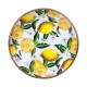 Grande assiette Provence : Thème Citrons de Provence, Diam 30 cm.