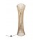 Grande Lampe Rouge, Socle design Couple argenté, H 69 cm