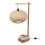 Grande Lampe en Bois de Bambou : Socle en Tronc D'arbre, H 93 cm