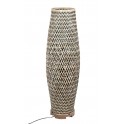 Meuble Grande Lampe en Fibres tressées de Bambou, H 93 cm