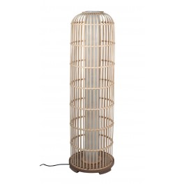 Grande Lampe sur pied en Osier, Collection Bois naturel, H 114 cm