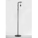 Lampadaire Noir en Métal : Style Industriel. H 165cm