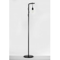 Lampadaire Noir en Métal : Style Industriel. H 165cm