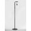 Lampadaire Noir en Métal : Style Industriel. H 165cm