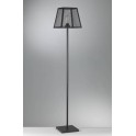 Lampadaire en Métal Noir : Style Industriel, Modèle Classe. H 170 cm