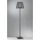 Lampadaire en Métal Noir : Style Industriel, Modèle Classe. H 170 cm