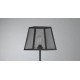 Lampadaire en Métal Noir : Style Industriel, Modèle Classe. H 170 cm