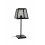 Lampe en Métal Noir : Style Industriel, Modèle Classe. H 65 cm