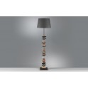 Grand Lampadaire en Céramique : Modèle Pierres. H 164 cm