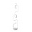 Lampe en Métal Blanche à LED : Coll Ruban, Mod Courbes, H 160 cm