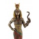 Statuette résine Egypte : Déesse Hathor Debout, L 25 cm