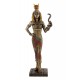 Statuette résine Egypte : Déesse Hathor Debout, L 25 cm