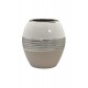 Vase céramique design : Modèle bombé Bahia, Moyen, H 21,5 cm
