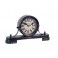 Horloge à Poser en métal, Mod Rétro Industriel, Noire, L 28 cm