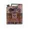 Enseigne murale métal : Portière Voiture "Dad's Garage", H 41 cm