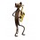Statuette fer Musique : Le Chat Saxophonste, H 25 cm