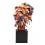 Animal Métal design : Tête de Lion Multicolore, H 55 cm