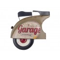 Déco murale Fer : Arrière Scooter Vespa, Mod Garage. H 77 cm