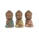 Set de 3 Bouddhas Assis, Collection Baby Zen, H 10 cm