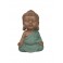 Bouddha Bleu en Réflexion. Coll Méditation, H 13 cm