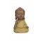 Bouddha Jaune en Réflexion. Coll Méditation, H 13 cm