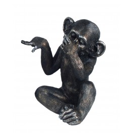 Set 3 Singes de la sagesse, Collection Jungle, H 30 cm