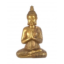 Sculpture Résine : Le Bouddha en méditation, H 68 cm