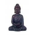 Statue Bouddha XL en Magnésie : Modèle Aumône, Hauteur 46 cm