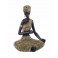 Statuette Africaine Assise, Collection Kenya, H 36 cm