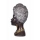 Statue Tête de Femme Africaine, Collection Kenya, H 33 cm