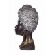 Statuette Africaine en pagne kita & Cruche 2, Collection Ethnik, H 42 cm