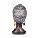 Statuette Africaine en pagne kita & Cruche 2, Collection Ethnik, H 42 cm