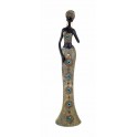 Statuette Africaine Debout XL, Collection Kenya, H 62 cm