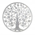 Déco murale fer : Arbre de vie, Anthracite & marron, Mod 5, H 60 cm