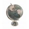 Globe terrestre, Vert Bouteille. Collection Mundo, H 30 cm