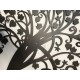 Déco murale fer : Arbre de vie, Anthracite & marron, Mod 5, H 60 cm