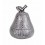 Boite Poire céramique design : Modèle Feuille d'Argent, H 20 cm