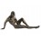 Statue Homme Nu assis, Relaxation, Antic Line, L 26 cm