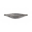 Plat long en céramique design : Modèle Feuille d'Argent, Moyen. L 37 cm
