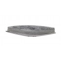 Plat Barque en céramique design : Modèle Feuille d'Argent, Moyen. L 30 cm