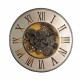 Horloge Murale à Rotations Engrenages, Modèle Romain, D 60 cm
