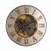 Horloge Murale à Engrenages, Modèle Beige et Ambré, Diam 60 cm