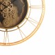 Horloge Murale à Engrenages, Modèle Planisphère Bois, Diam 70 cm