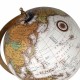 Globe terrestre, Doré & Marron. Collection Mundo, H 33 cm