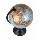 Globe terrestre, Noir & Bleu. Collection Mundo, H 33 cm