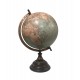 Globe terrestre déco, Petit Modèle La Pérouse, Version Noire, H 39 cm