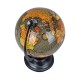 Globe terrestre, Vert & Noir. Collection Mundo, H 30 cm