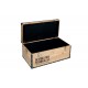 Set 3 Coffres Vintage, Modèle Terminal, Bois MDF, L 70 cm (Grand)